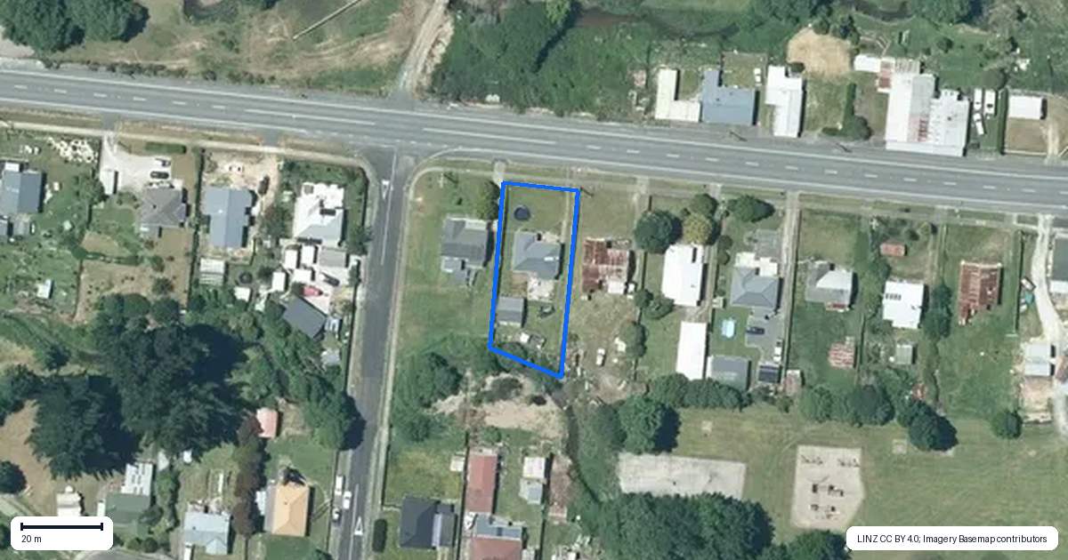 Property context map for 14 Ellis Road, Maniaiti / Benneydale, Te Kuiti