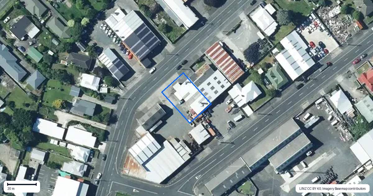 Property context map for 66 Union Street, Hawera