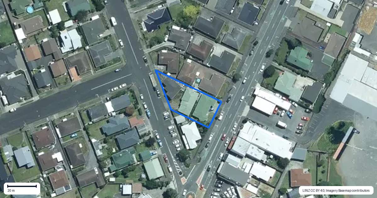 Property context map for 38 Tukapa Street, Westown, New Plymouth