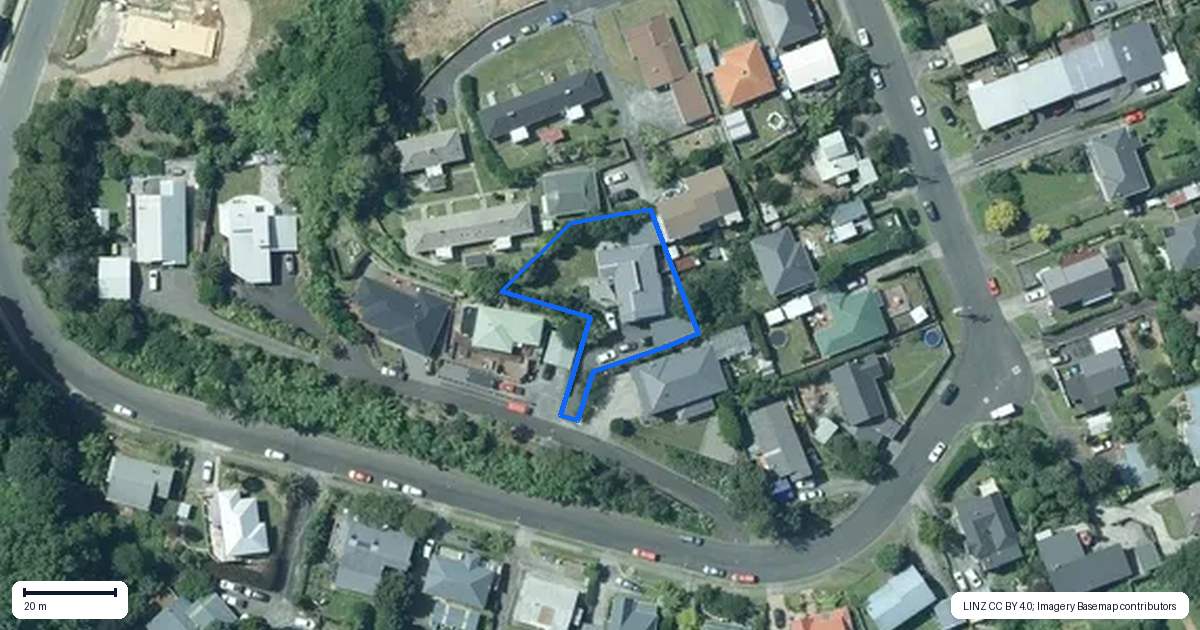 Property context map for 12A Sycamore Grove, Lower Vogeltown, New Plymouth