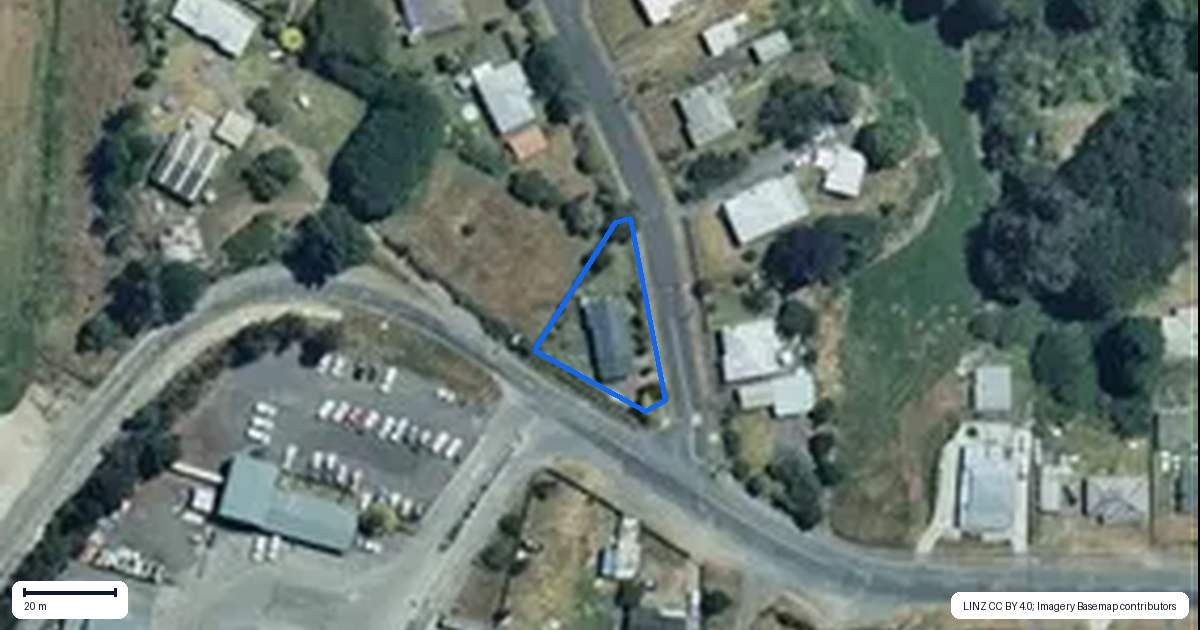Property context map for 1 Little Road, Taumarunui