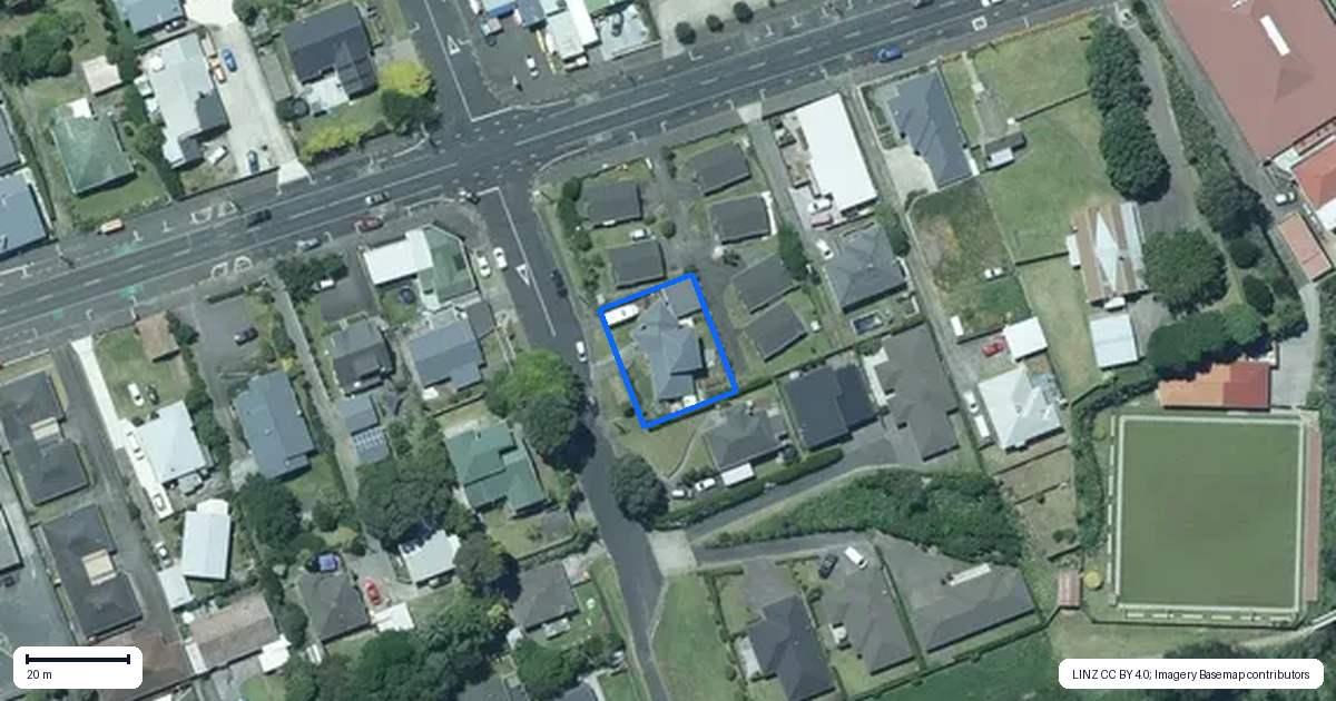 Property context map for 15 Rainsford Street, Moturoa, New Plymouth