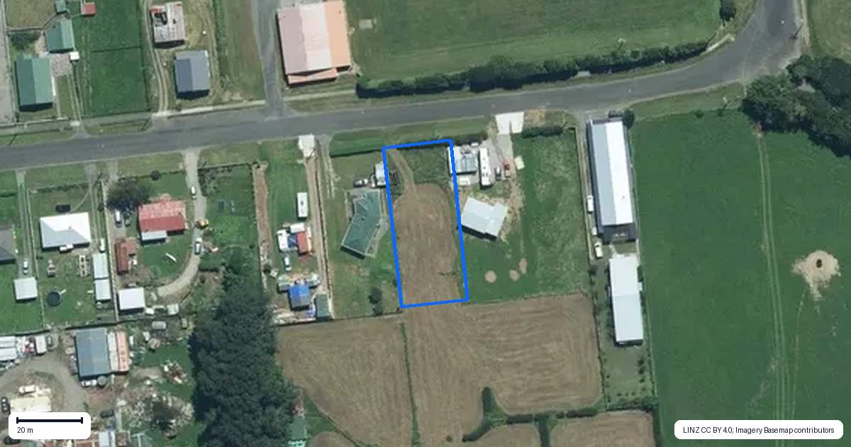 Property context map for 31 Park Lane, Kaponga, Hawera