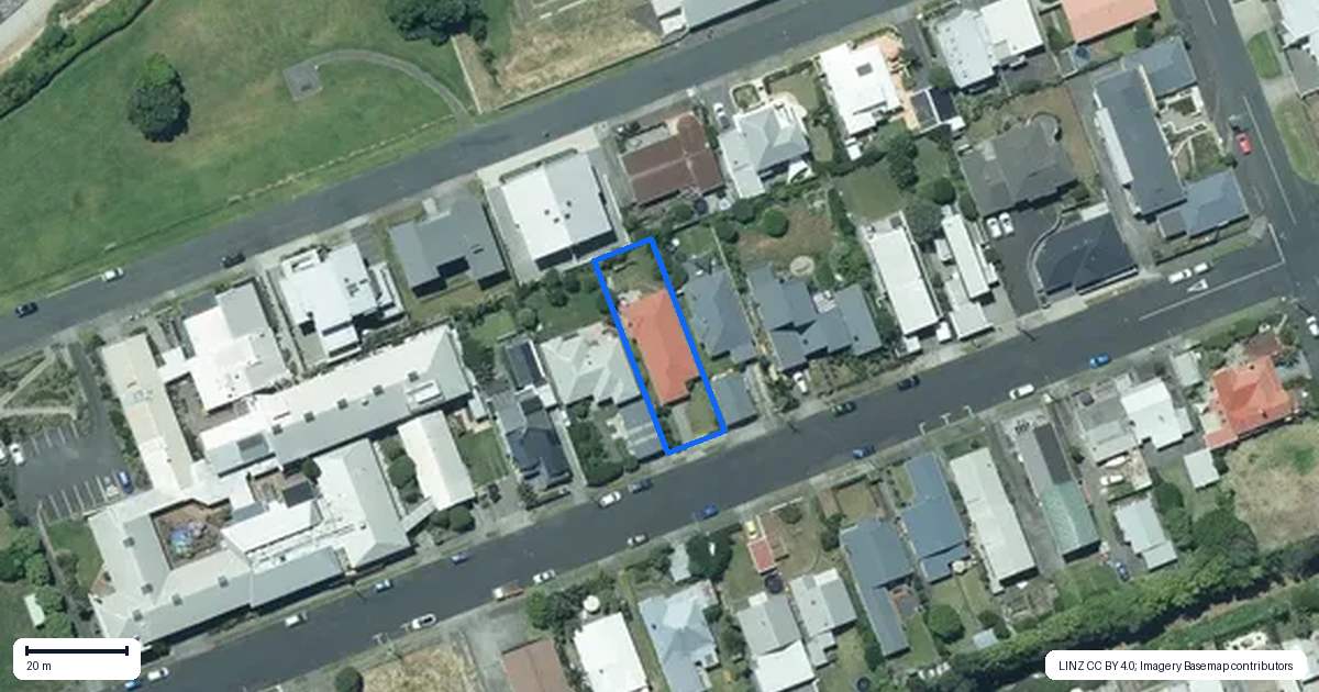 Property context map for 71 Buller Street, New Plymouth