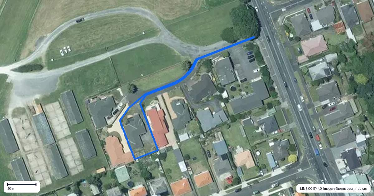 Property context map for 3 Saddle Row, Welbourn, New Plymouth