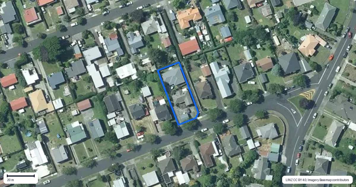 Property context map for 17A Exeter Street, Brooklands, New Plymouth