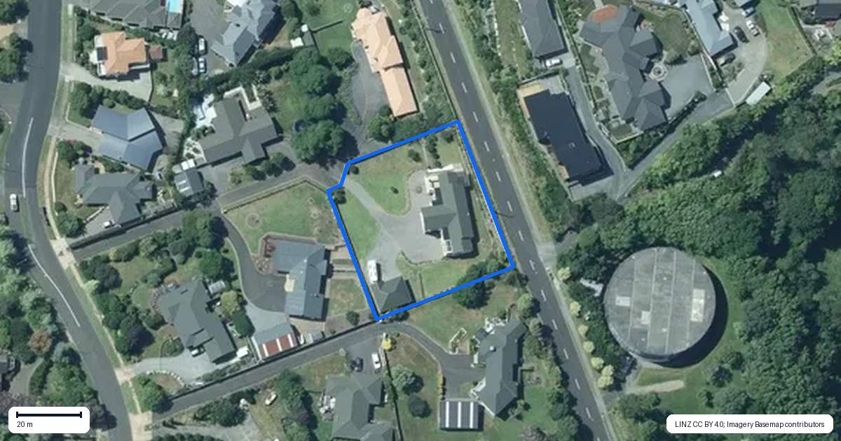 Property context map for 19C Shelter Grove, Frankleigh Park, New Plymouth