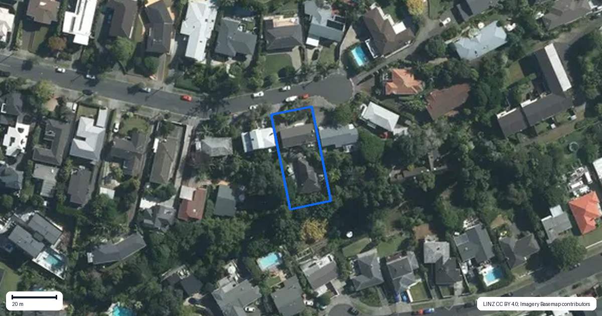 Property context map for 95 Edmund Street, Saint Heliers, Auckland