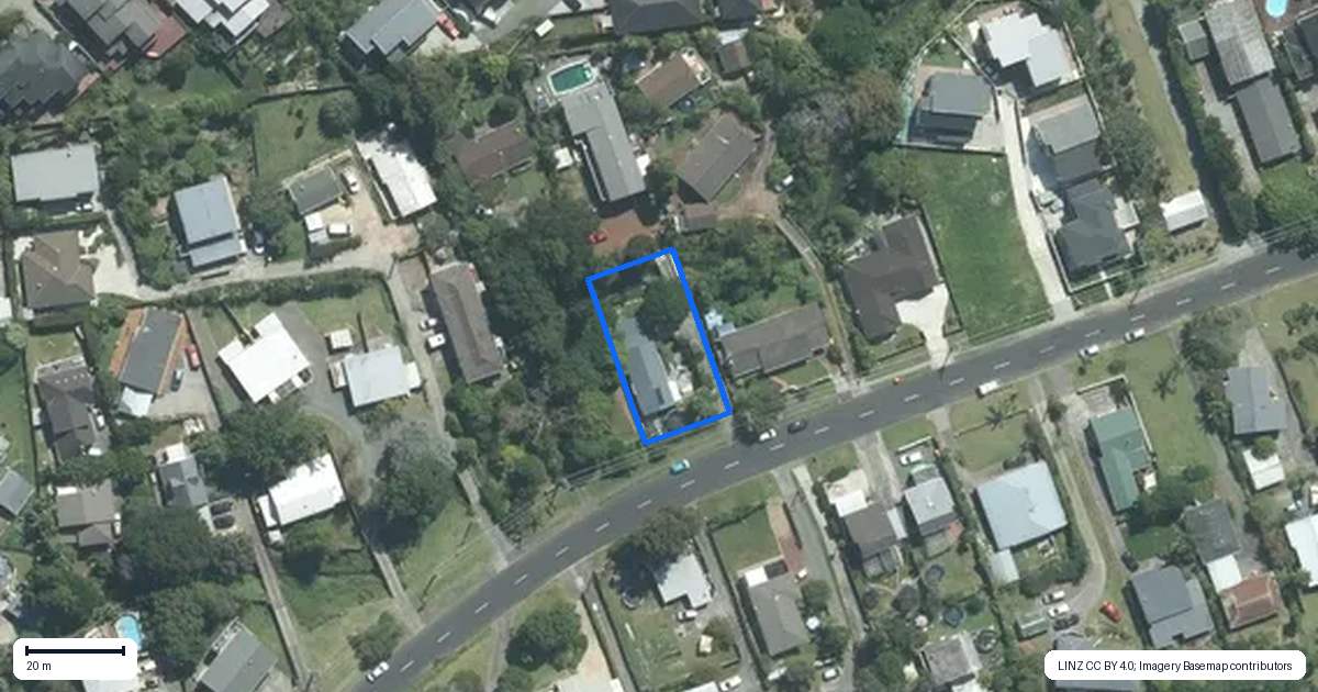 Property context map for 29A Glenvar Road, Torbay, Auckland