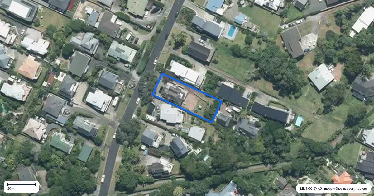 Property context map for 89 Hebron Road, Waiake, Auckland