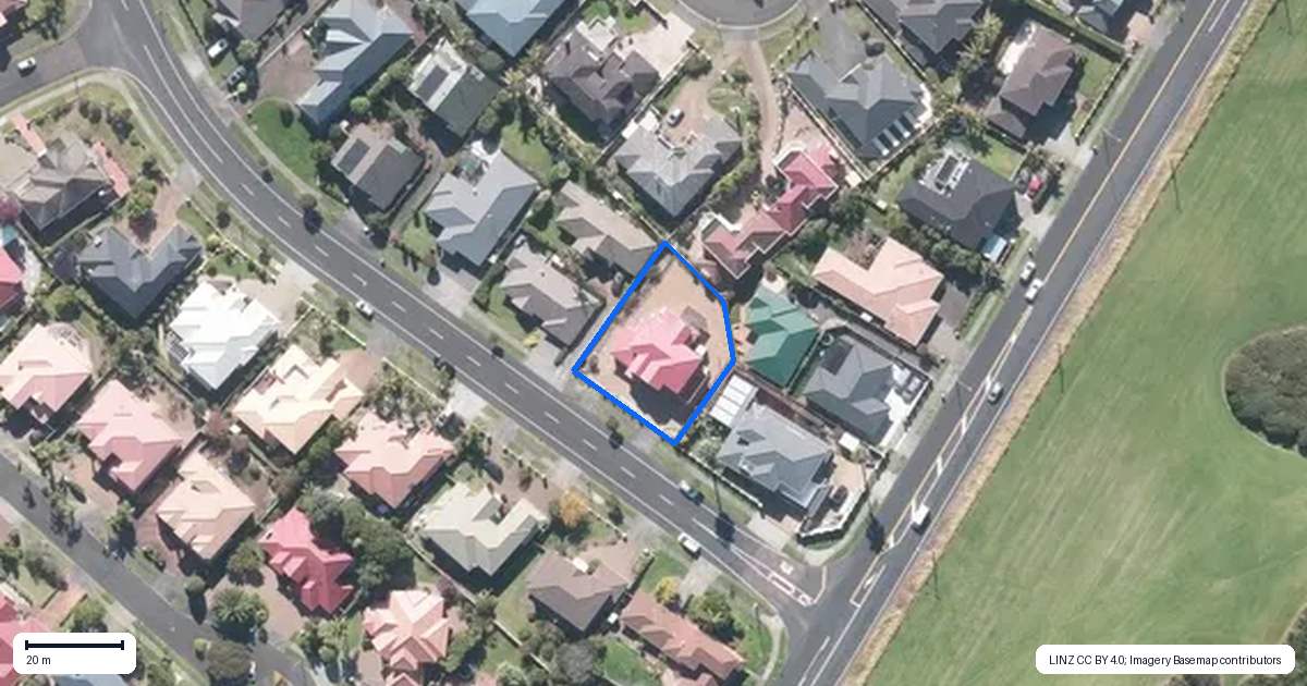 Property context map for 50 Jane Eyre Drive, Somerville, Auckland