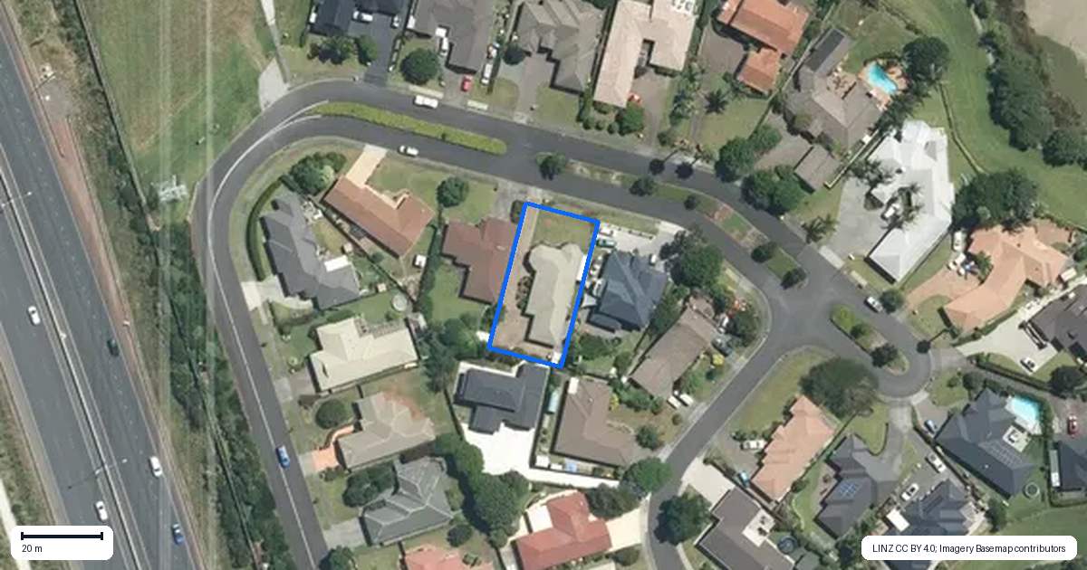 Property context map for 103 Rushgreen Avenue, Pahurehure, Papakura