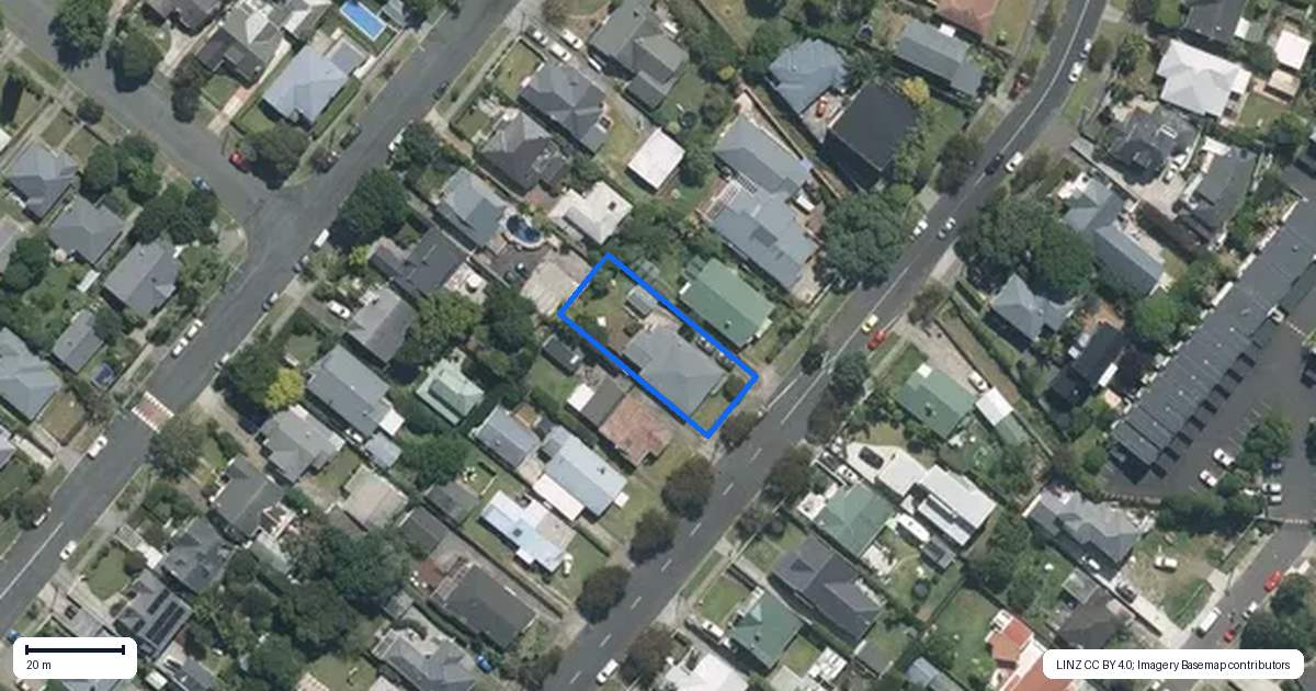 Property context map for 20 Linwood Avenue, Mount Albert, Auckland