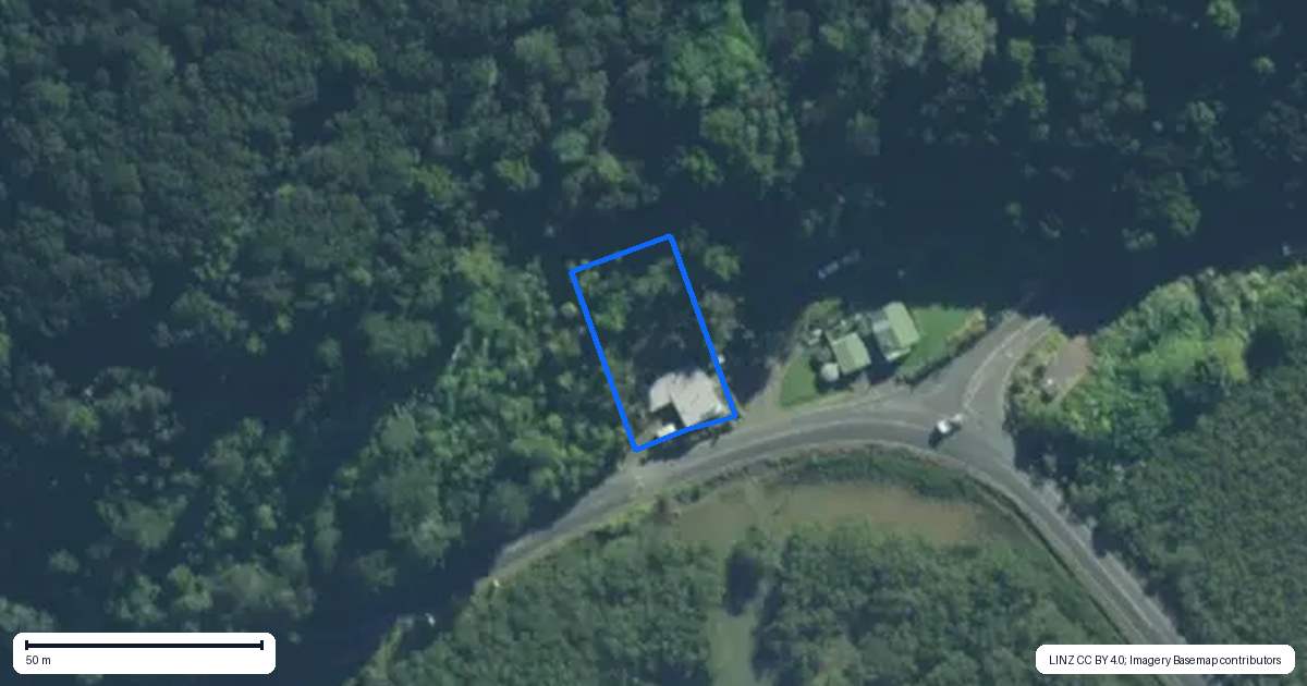 Property context map for 428 Whangaroa Road, Whangaroa, Kaeo