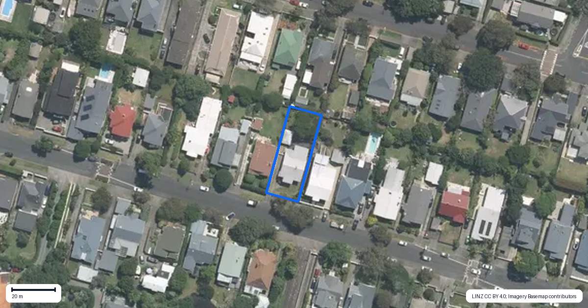 Property context map for 95 Marsden Avenue, Mount Eden, Auckland
