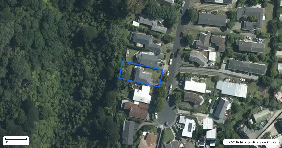 Property context map for 43 Thatcher Street, Mission Bay, Auckland