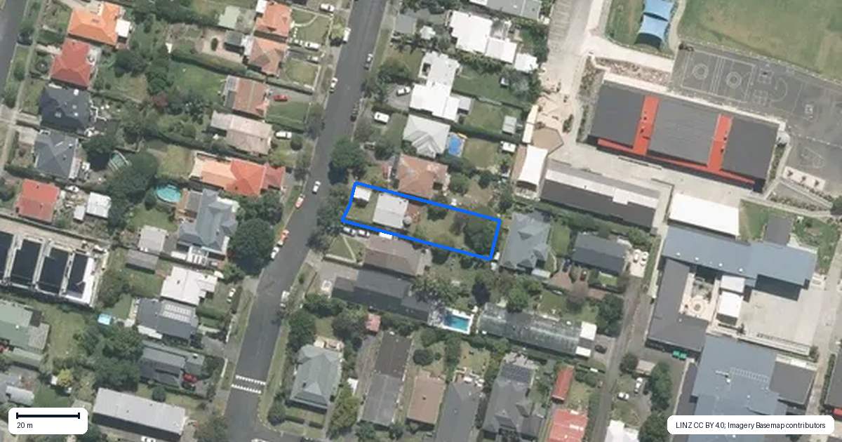 Property context map for 9 Eldon Road, Mount Eden, Auckland