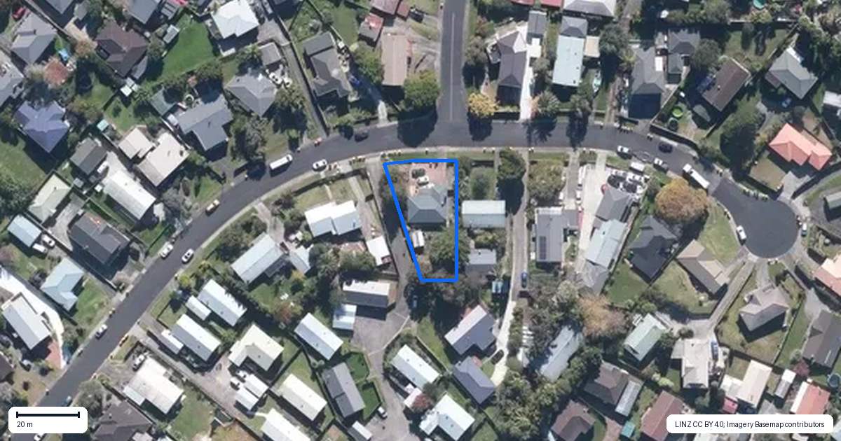 Property context map for 29 Patts Avenue, Glendene, Auckland