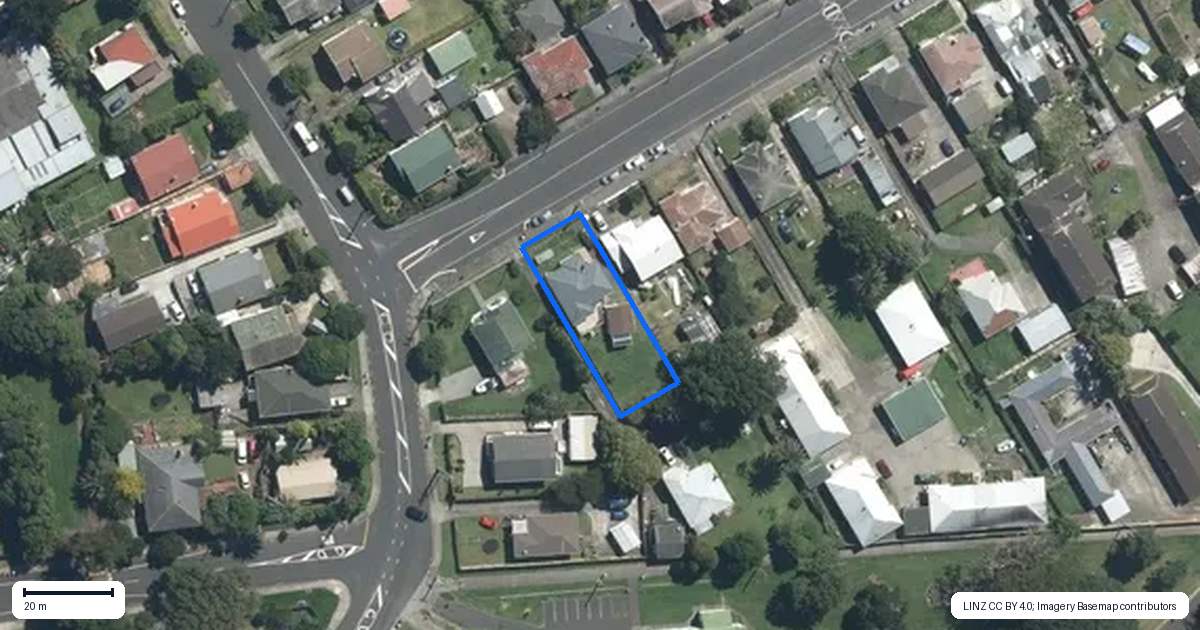 Property context map for 70 Hall Avenue, Otahuhu, Auckland