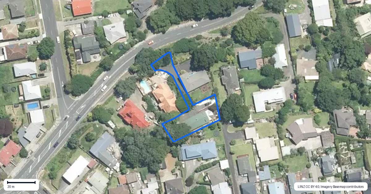 Property context map for 27A East Street, Pukekohe