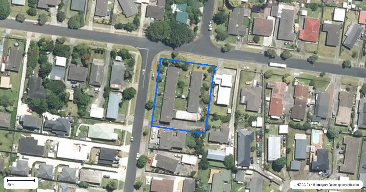 Property context map for 6/28 Waimai Avenue, Weymouth, Auckland