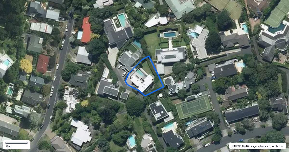 Property context map for 34B Arney Crescent, Remuera, Auckland