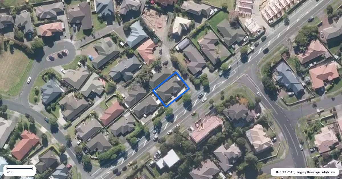 Property context map for 778 Chapel Road, Shamrock Park, Auckland