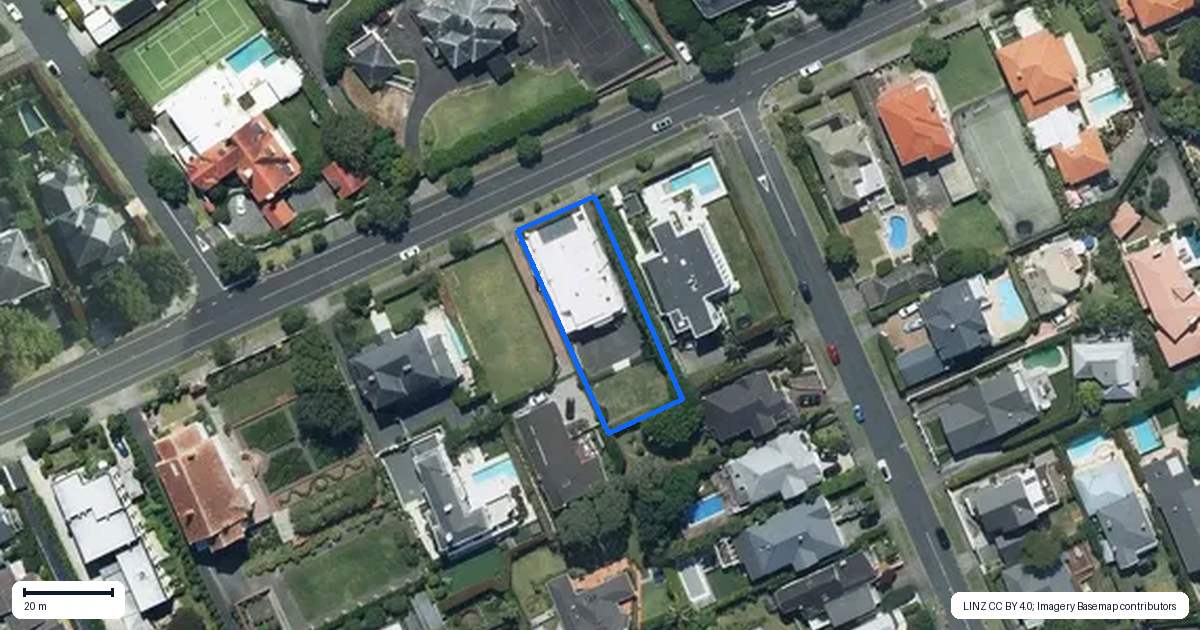 Property context map for 57 Arney Road, Remuera, Auckland
