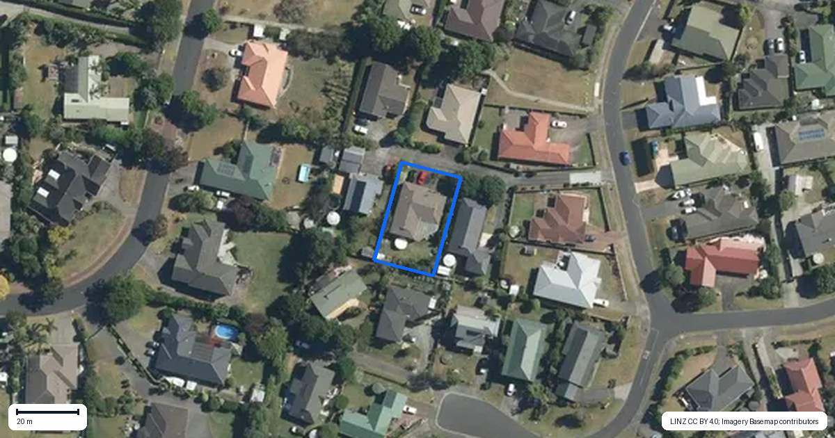 Property context map for 23 Merlot Heights, Huapai, Kumeu