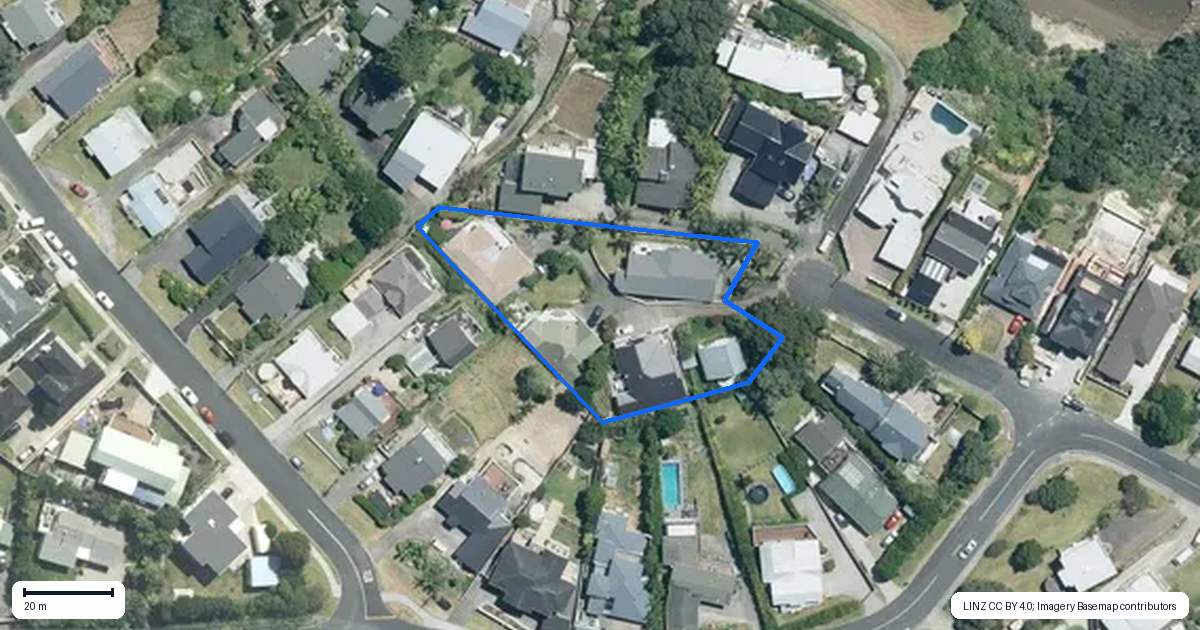 Property context map for 4C Hurdlow Place, Manly, Whangaparaoa