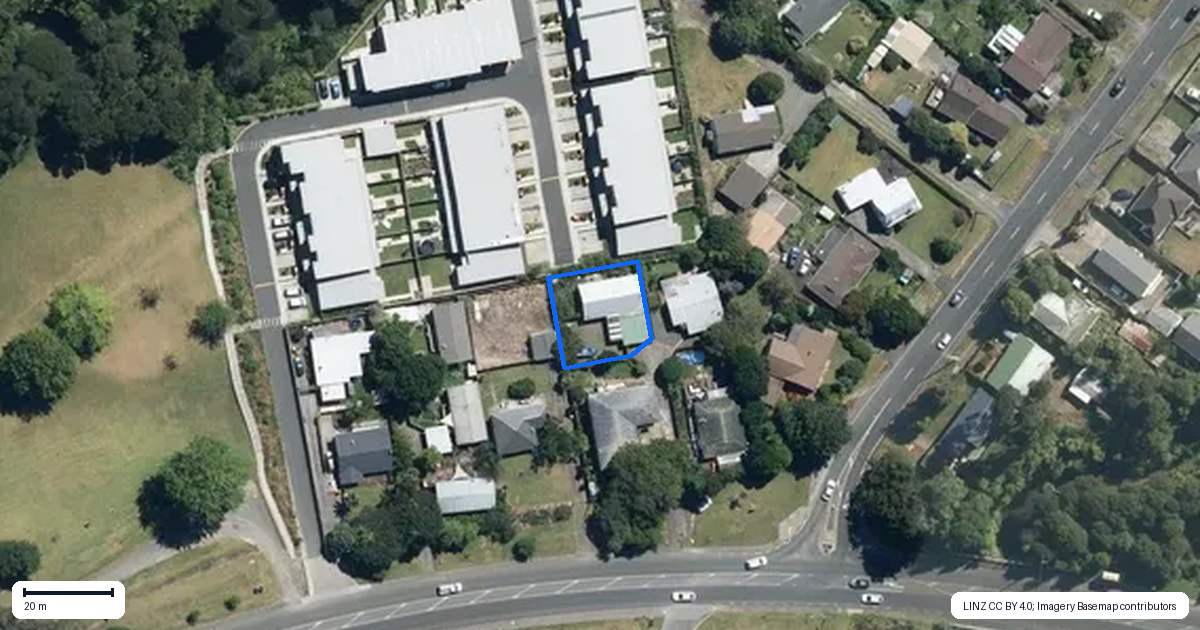Property context map for 609B Swanson Road, Swanson, Auckland