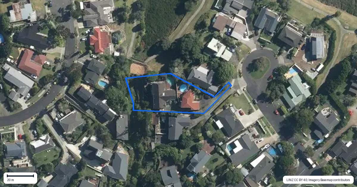 Property context map for 12A Estelle Place, Farm Cove, Auckland