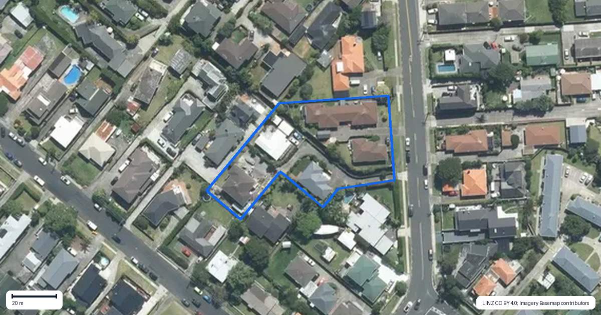 Property context map for 61A Nile Road, Milford, Auckland