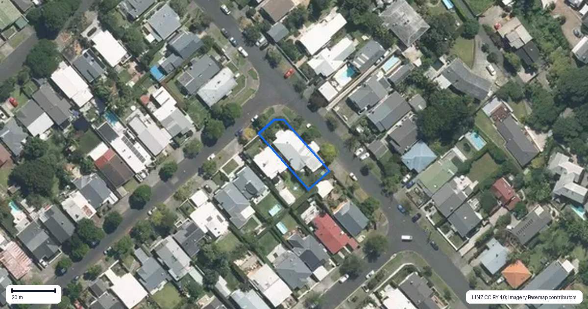 Property context map for 64 Warnock Street, Westmere, Auckland