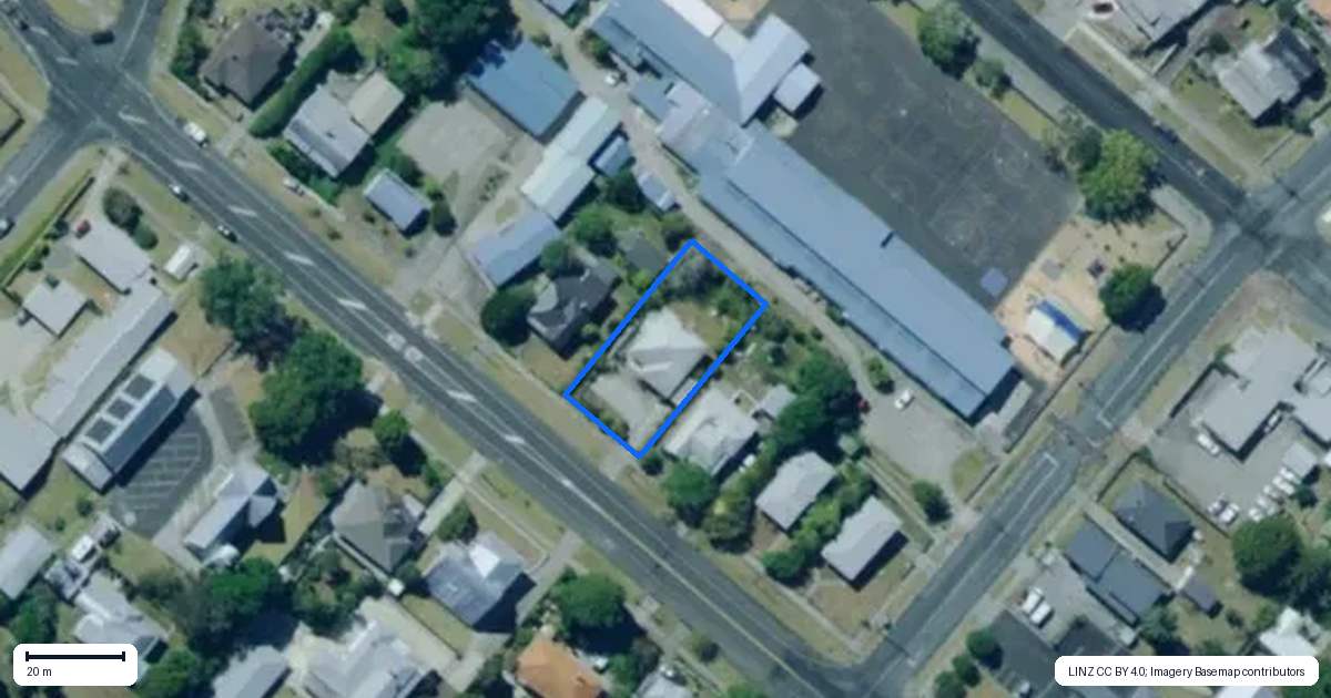Property context map for 51 Hokianga Road, Dargaville