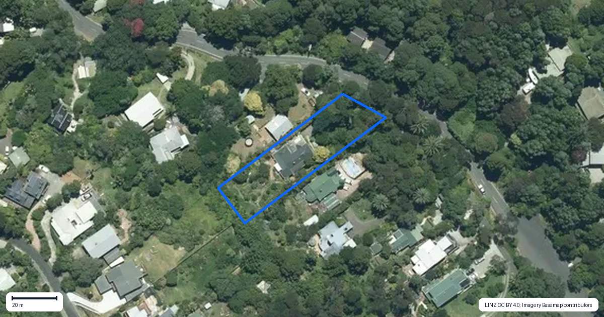 Property context map for 773 South Titirangi Road, Titirangi, Auckland