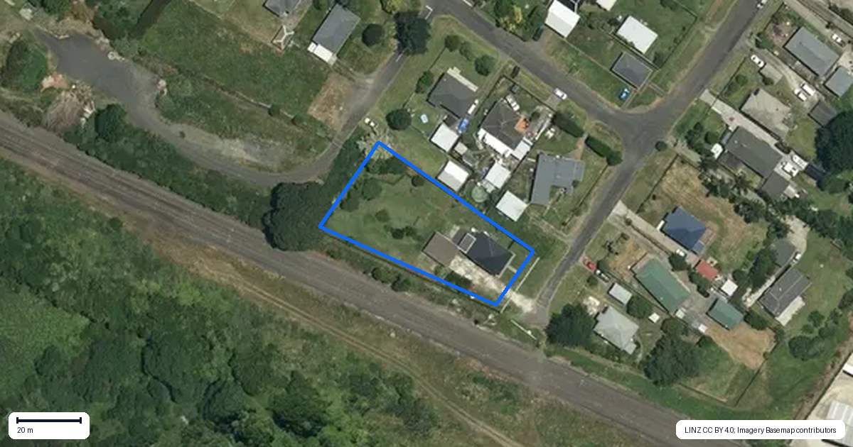 Property context map for 24 Marlborough Street, Pokeno