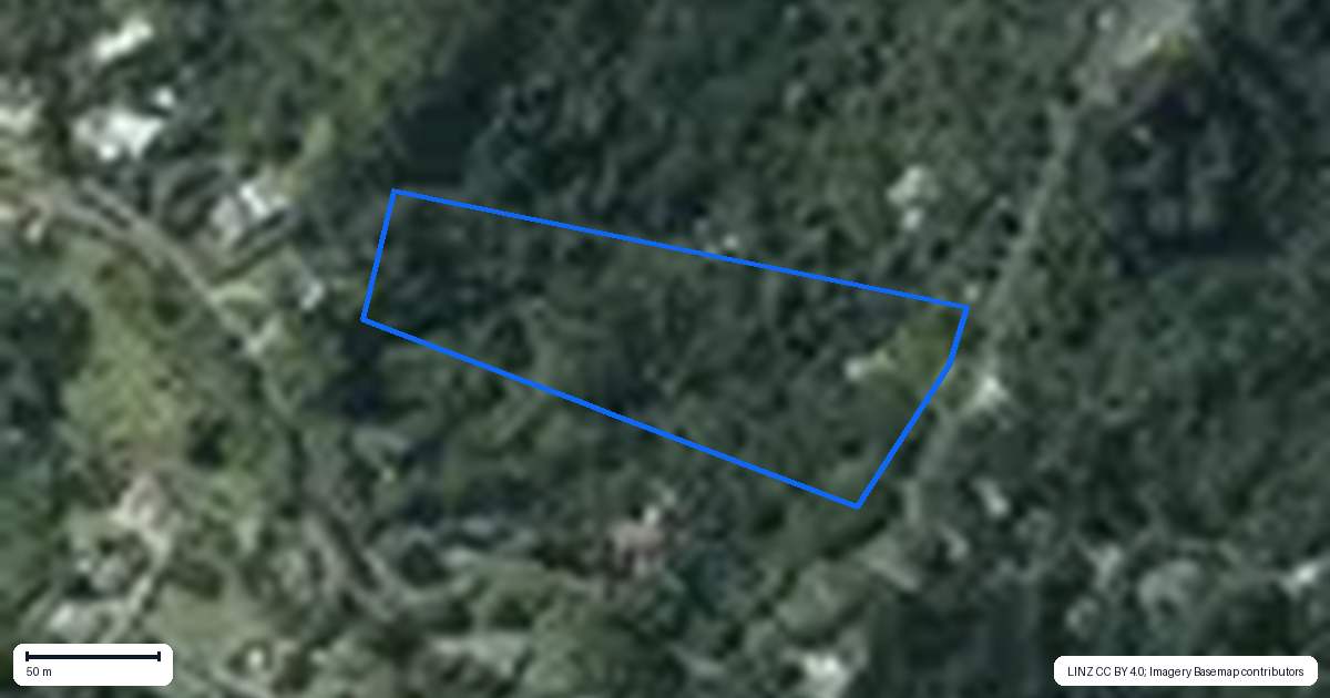 Property context map for 787 West Coast Road, Oratia, Auckland
