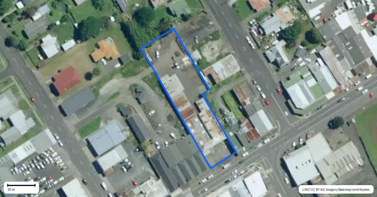 Property context map for 116 Broadway, Kaikohe