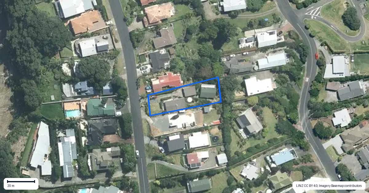 Property context map for 21 Ardern Avenue, Stanmore Bay, Whangaparaoa