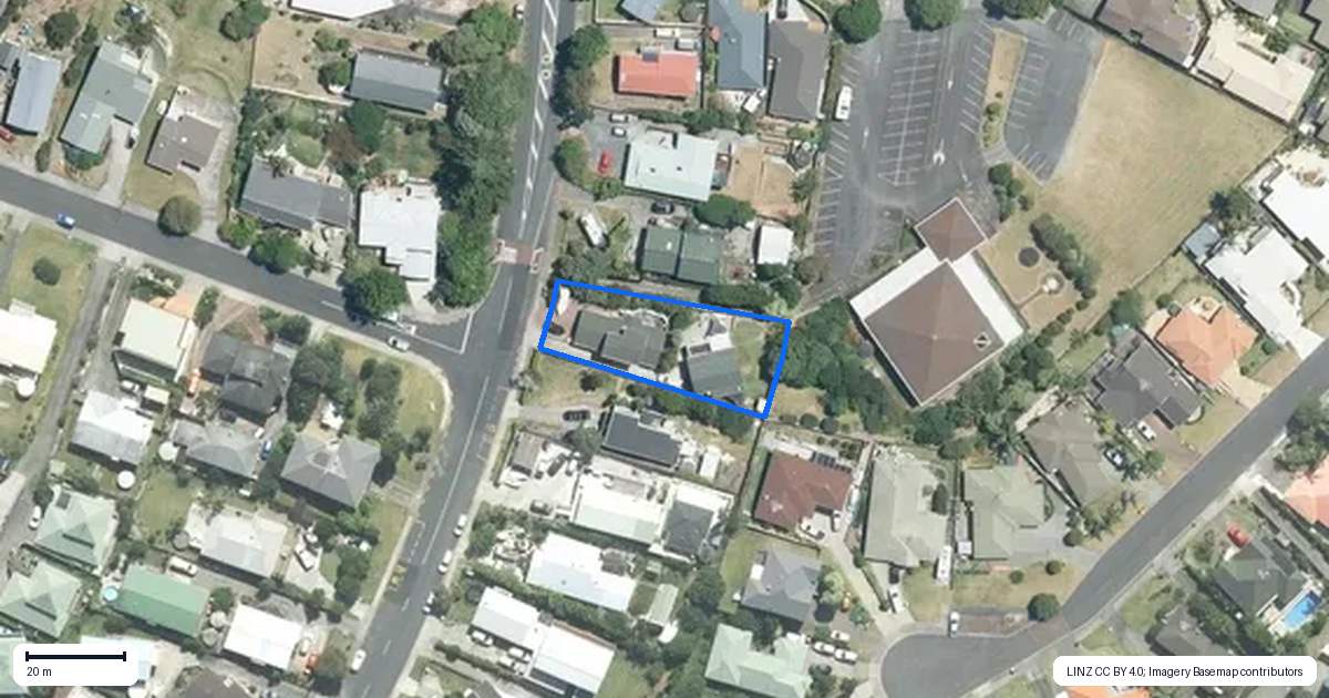 Property context map for 23 Ladies Mile, Manly, Whangaparaoa