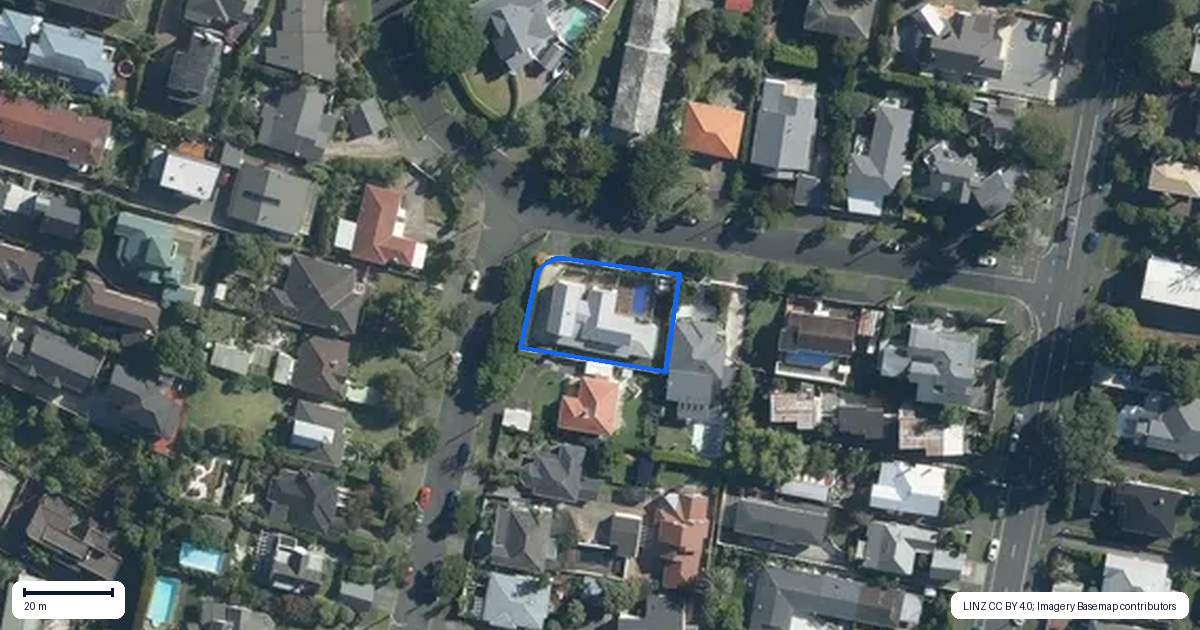 Property context map for 25 Cotter Avenue, Remuera, Auckland