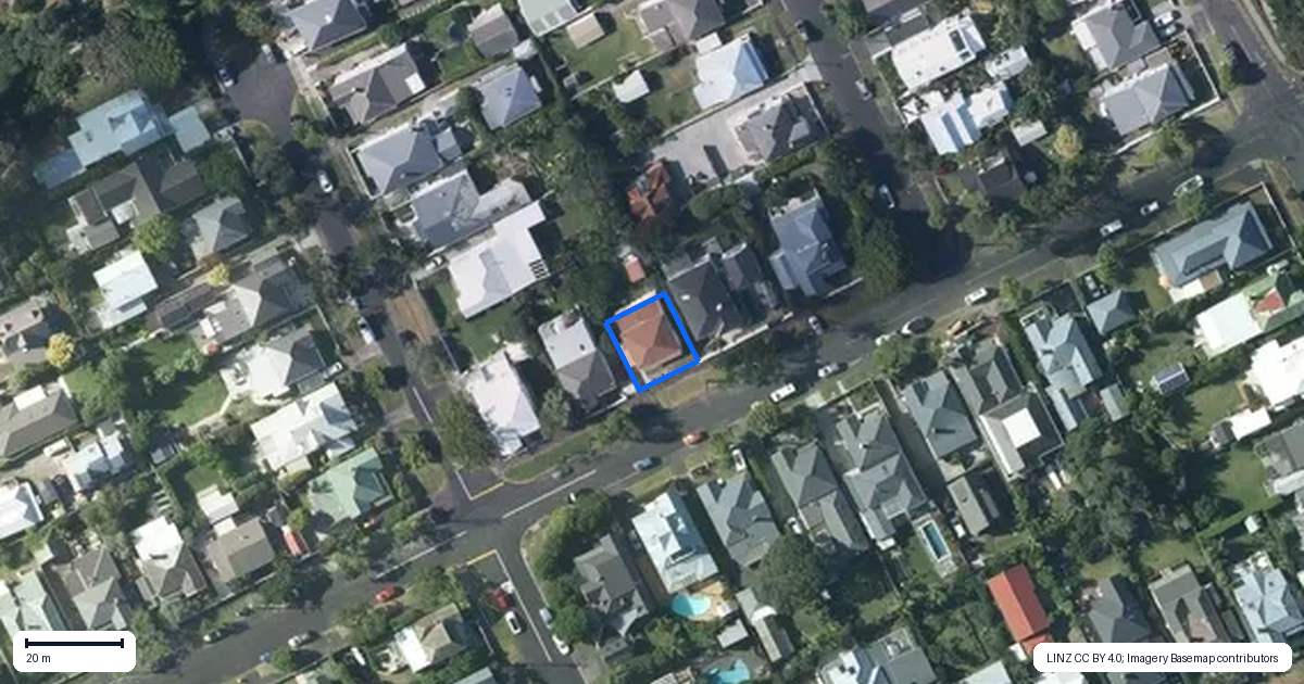 Property context map for 18 Abbotsford Terrace, Devonport, Auckland
