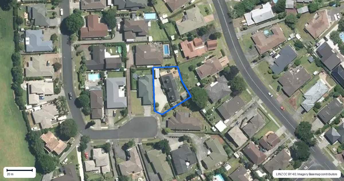 Property context map for 24 Len Garlick Place, Pahurehure, Papakura