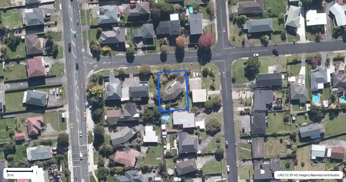 Property context map for 61 Kirby Street, Glendene, Auckland