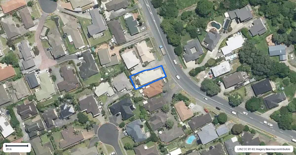 Property context map for 15 Stratford Road, Manurewa, Auckland