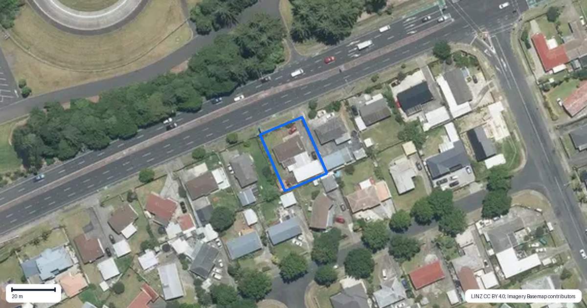 Property context map for 57 Te Irirangi Drive, Clover Park, Auckland
