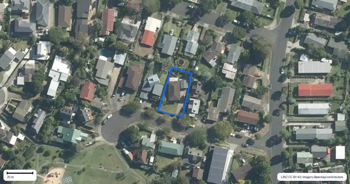 Property context map for 7 John Shaw Drive, St Johns, Auckland