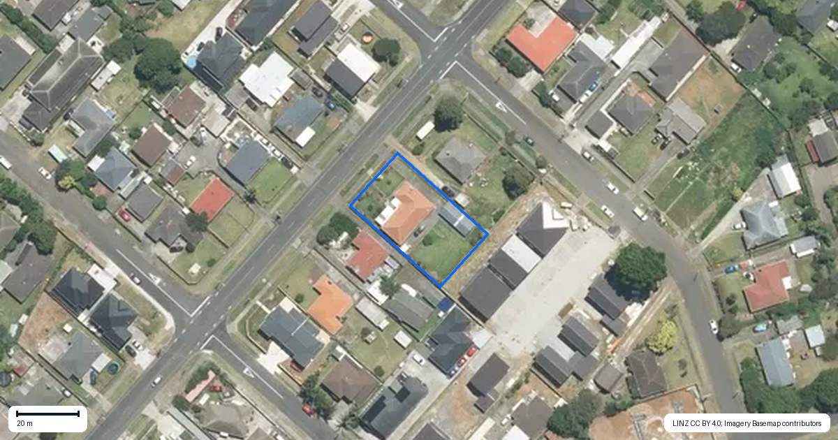 Property context map for 30 Caspar Road, Papatoetoe, Auckland