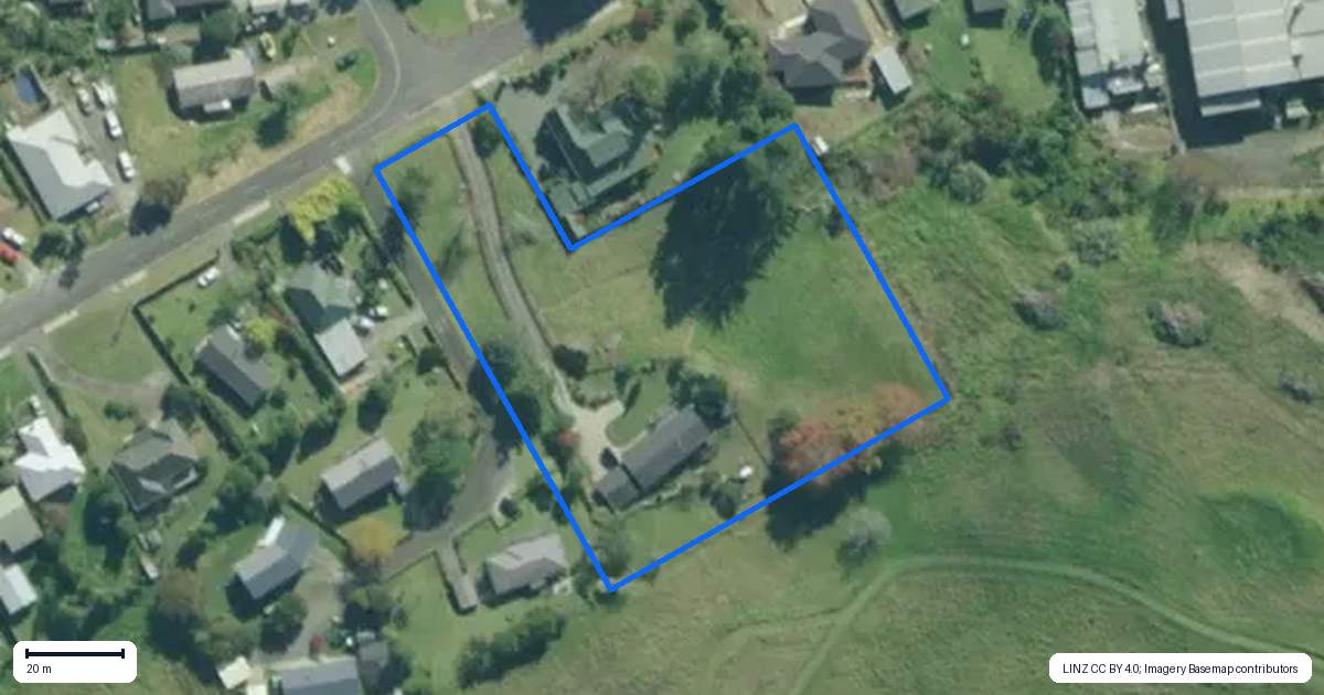 Property context map for 10 View Street, Maungaturoto